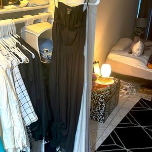 Black maxi dress